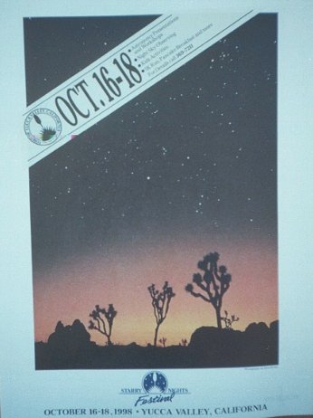 Starry Nights Festival Poster, October 16-18, 1998