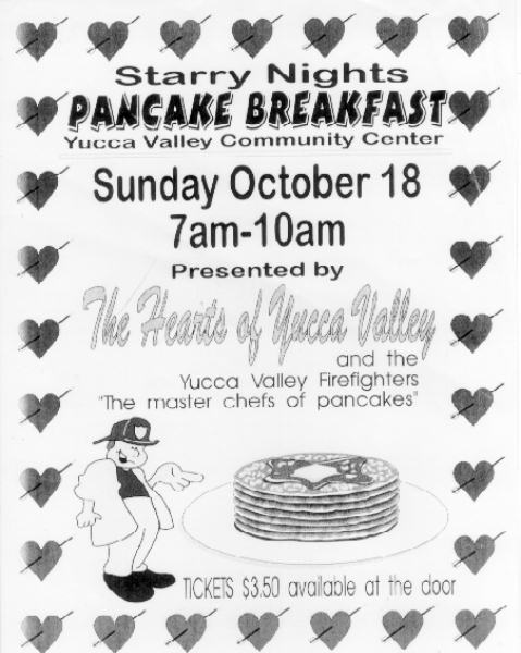 The Starry Nights Festival Pancake Breakfast