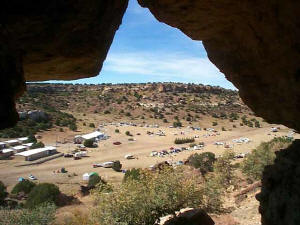 Overview of the Okie-Tex Star Party camping and observing fields.